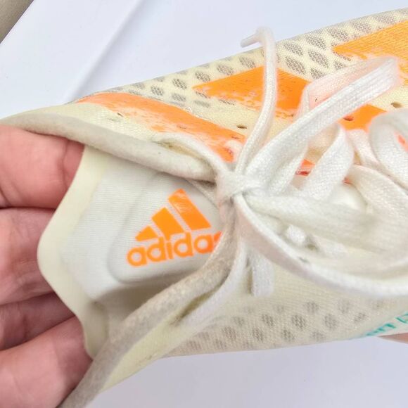 Adidas Adizero Pro White Screaming Orange Solar Yellow Lightstrike Running Sneak - Picture 12 of 13